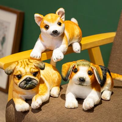 20cm Simulation Dog Plush Doll Lifelike Husky Akita Dalmatian Plush Toy Home Decoration Birthday Gift for Boys and Girls