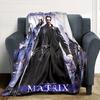 1pc Matrix Keanu Reeves Flannel Blanket Soft Warm Throw for Home, Office, Travel, All-Season Cozy Bedding GiftL1189