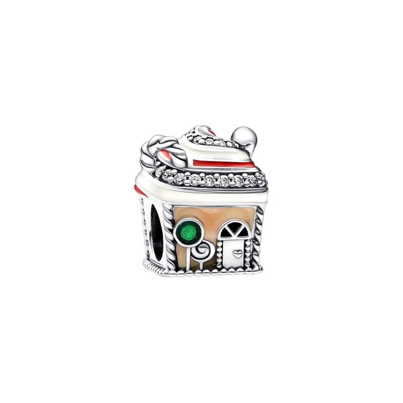 Novos Pingentes de Natal Diy Joias Femininas Presente Árvore de Natal Rena Nariz Vermelho Papai Noel Contas Encaixe Pulseira Original Acessórios