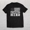 Husband Daddy Protector Hero Shirt Fathers Day Tee