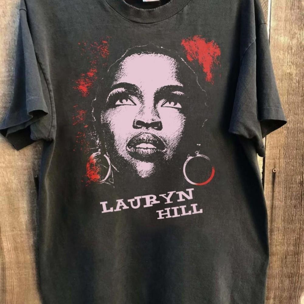 Lauryn Hill Shirt Lauryn Hill 90er Grafik Retro Unisex T-Shirt Nachdruck KH12094