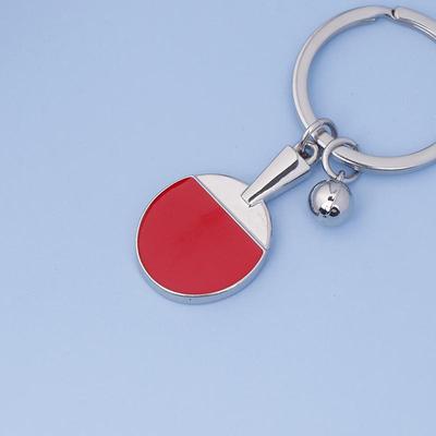 Cute Mini Table Tennis Racket Keychain Sport Ping Pong Paddle Pendant Keyring For Men Women Backpack Car Ornament