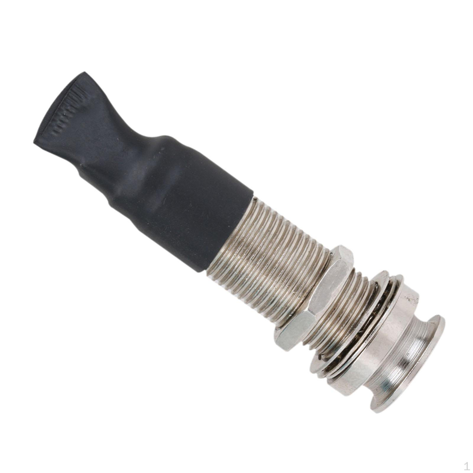 

Karimba Pickup Endpin Accessories Upgrade 2.5mm Input Jack Metal Easy to Use Finger Piano