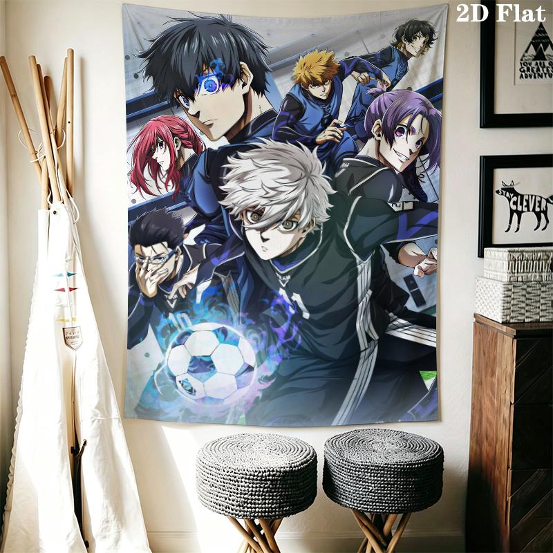 BlueLock Wall Tapestry Aesthetic Wall Hanging Printed Fabric Blanket Decorative Tapestries for Bedroom Living Room Home Decor