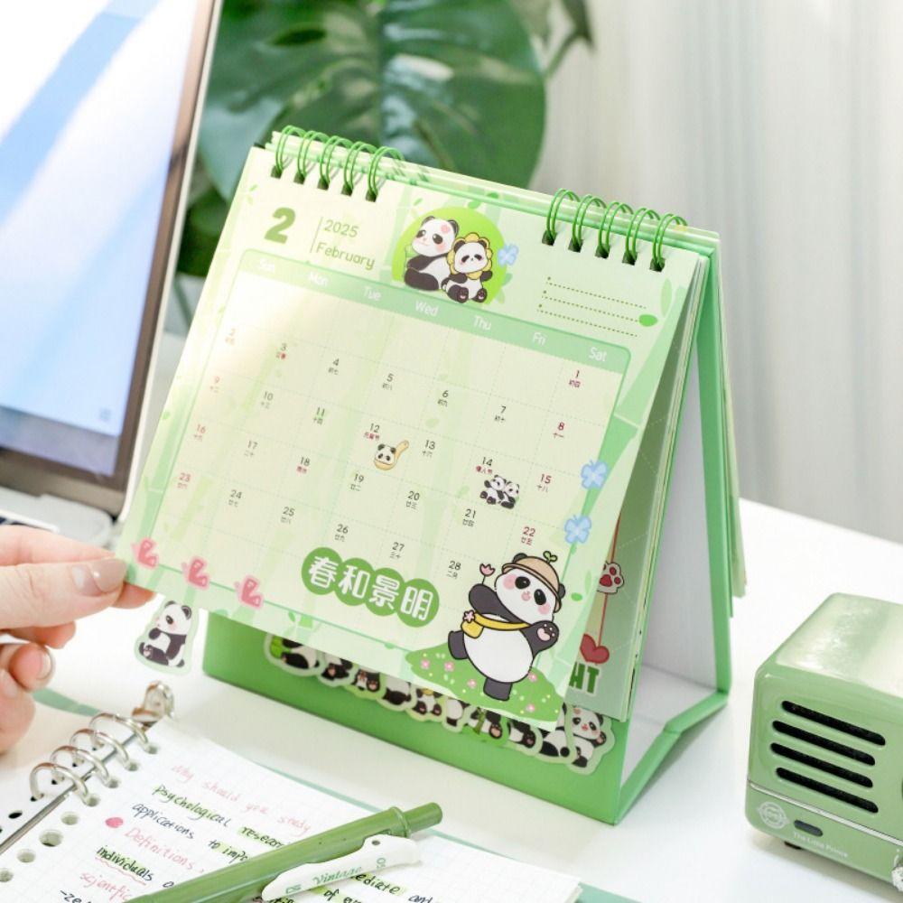 Standing Flip Capybara Desk Calendar Kalendar 2025 Calendar Ornaments  Itinerary Record