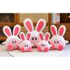 New Plush Rabbit Ear Kirby Doll Soft Toy Adorable Stuffed Animal With Logo Label