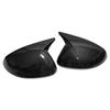 Rearview Side Mirror Cover Wing Cap Car Sticker Exterior Door Rear View Case Trim Carbon/Black For Hyundai Sonata 11th 2025