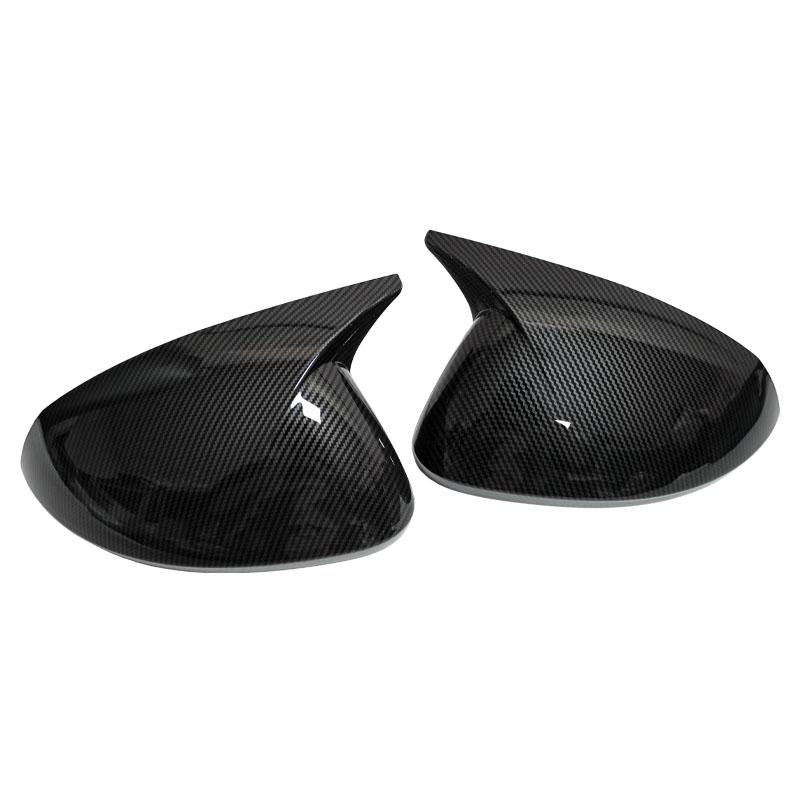 Rearview Side Mirror Cover Wing Cap Car Sticker Exterior Door Rear View Case Trim Carbon/Black For Hyundai Sonata 11th 2025
