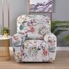 Elastic All-inclusive Sofa Recliner Cover, Printed Four-season Universal Function Single Sofa Cover