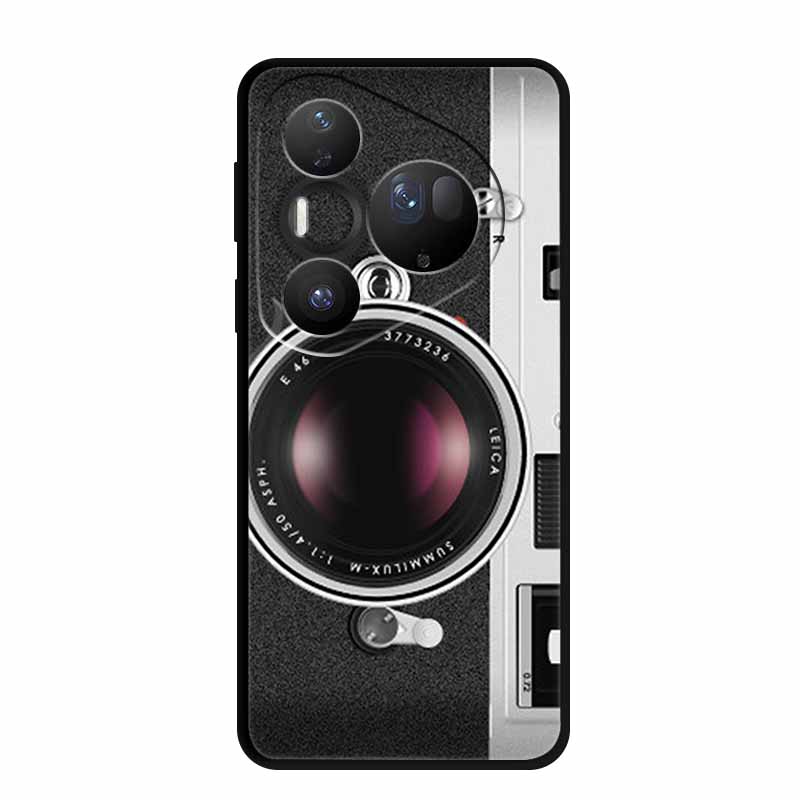 For Huawei Pura 80 Ultra 5G Case Wolf Tiger Lion Cat Black Silicone Soft Phone Case For Huawei Pura80 Ultra Back Cover Case Para
