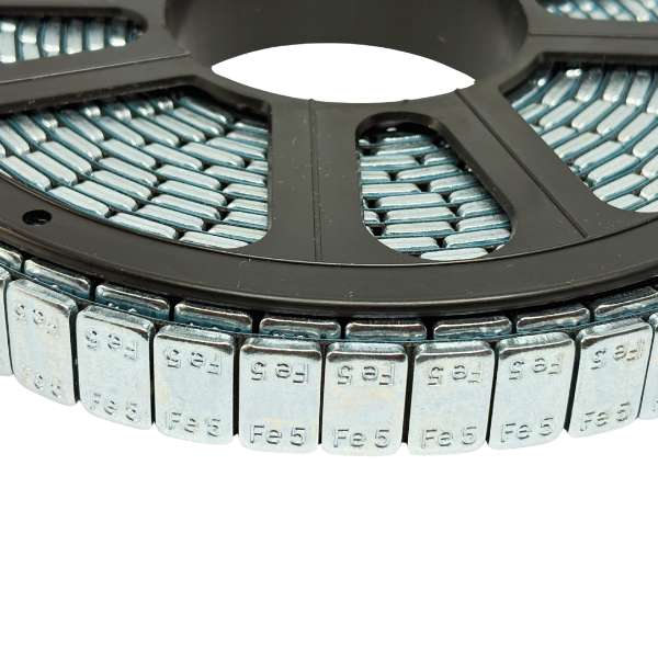 Ciężarki klejone do felg aluminiowych na rolce 500 x 5g (2,5kg)
