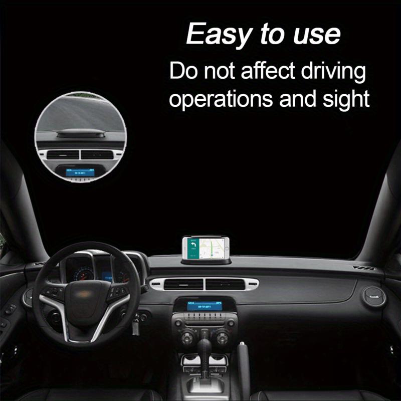 Suport Auto Universal pentru Telefon Montură Navigație AR cu Pad Anti-Alunecare pentru Bord și Parasolar