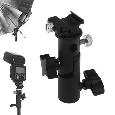 Camera Flitser Speedlite Mount Draaibare Lichtstatief Beugel Met Paraplu Reflector Houder voor Canon Nikon Yongnuo Godox