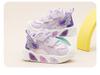 Bobodou Light-Up Girls' Toddler Shoes - 2025 New Style, Dual-Layer Cotton, Velvet-Lined for Autumn/Winter