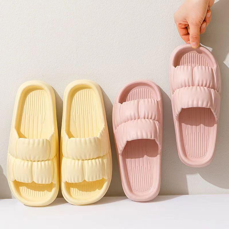 One Piece of Explosive Petal Slippers, Women's EVA Cool Slippers, Men's Hotels, One-word Tows, Factory Wholesale