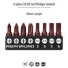 Multifunctional Screwdriver Set: Phillips, Slotted, Torx T30 Blades with Bit Handle