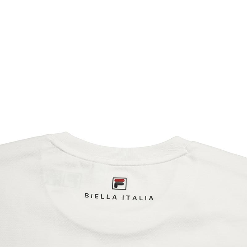 FILA Heritage Simple Classic Basic Casual Sports Versatile Comfortable Short Sleeve T-Shirt Men tops Cloud-White F11M628117FWT