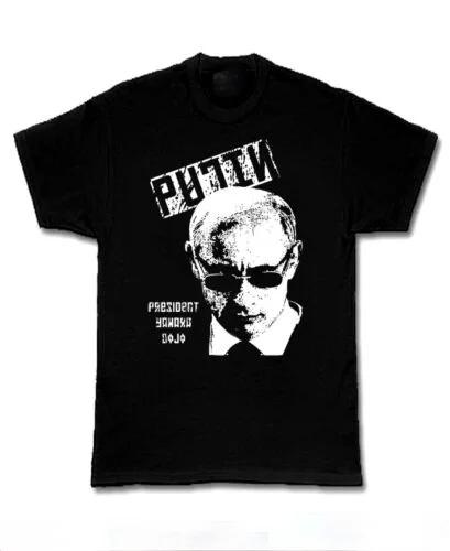 Vladimir Putin Russia President KGB Kremlin T-Shirt 100% Cotton O-Neck Summer Short Sleeve Casual Mens T-shirt Size S-3XL