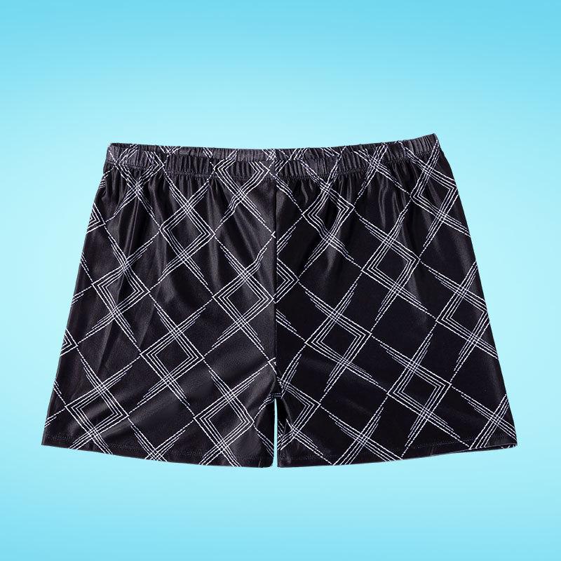 Men s Quick-Dry Flat Leg Plus Size Swim Trunks - Casual Sport Beach Shorts L