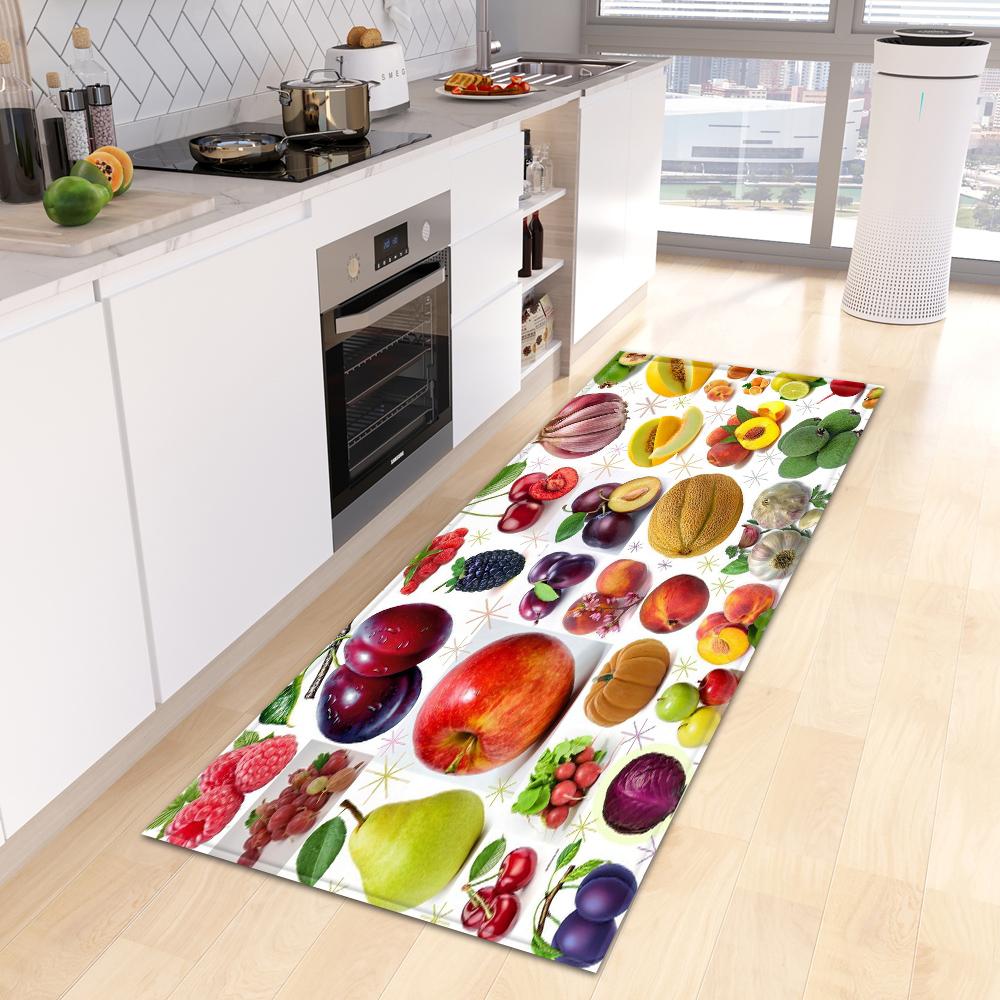 Entrance Door Mat Fruit Corridor Kitchen Mat Living Room Floor Mat Bathroom Door Household Non-slip Carpet