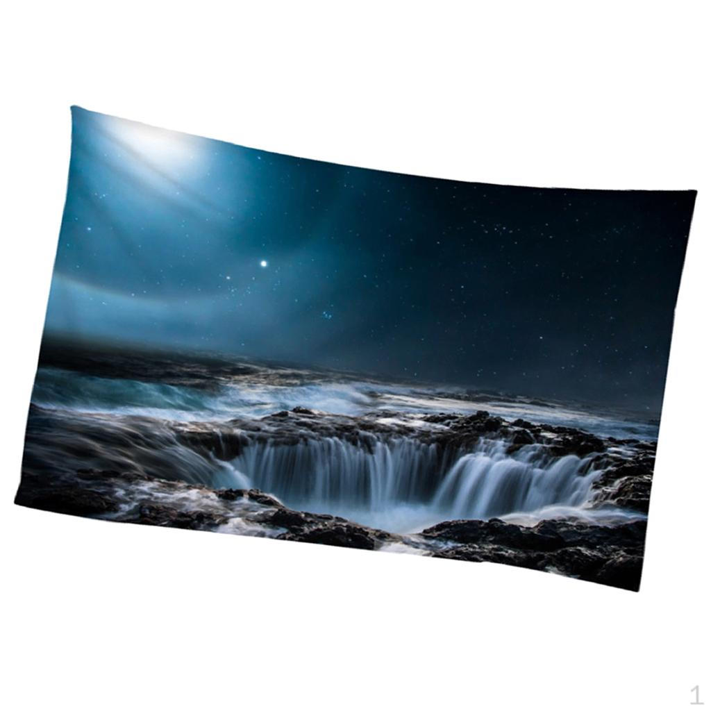wall Hanging Tapestry Beach Towel Blanket Waterfall