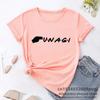 Unagi with Colored Dots TShirt Women Friends TV Show Tshirt Harajuku Summer Womens Tee Shirt Unisex Streetwear