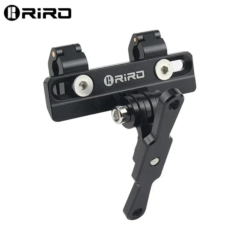 RIRO Bike Bottle Holder Extender Cycling Saddle Water Bottle Cage CNC Auminum Alloy Universal Bike Bottle Mount Holder Bike Rack