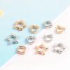 Ccb Gold Electroplated Cat Head Star Love Flower Square Spacer Beads Diy Necklace Bracelet Earrings Jewelry Accessories