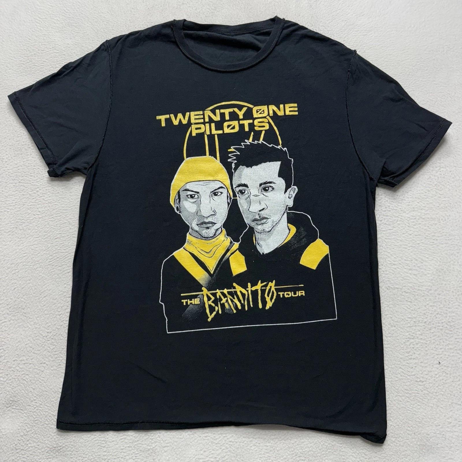 Twenty One Pilots The Bandito Tour 2019 Concert T-Shirt Size M Inside Out *READ* 4XL