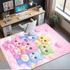 Bear Printed Carpet,Rug,for Office Chair Living Room Bedroom Kitchen Room Decor Gifts.
