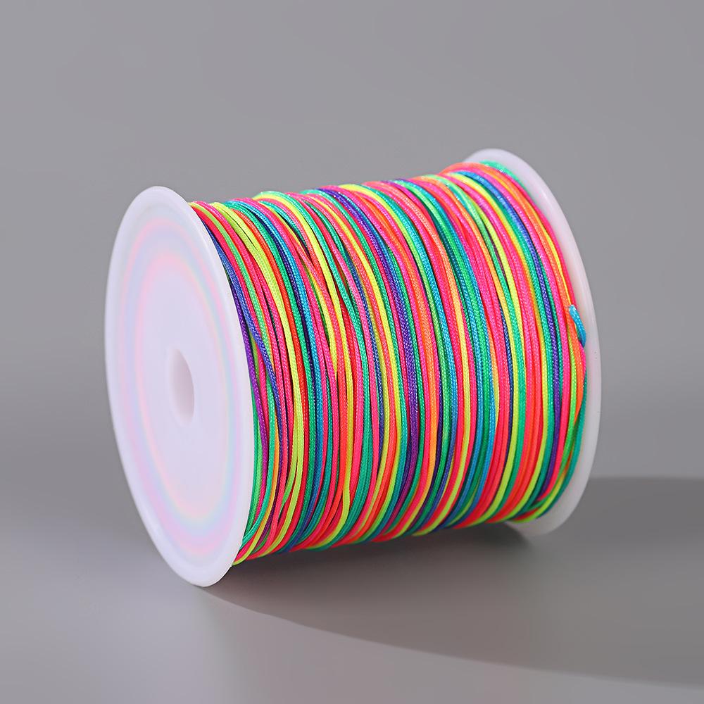 Fatto a mano No. Filo di Giada 72 - Cordino Resistente all'Usura da 0,8 mm per Artigianato di Gioielli, Corda per Mani, Braccialetti, Collane Fai-da-Te, 50m