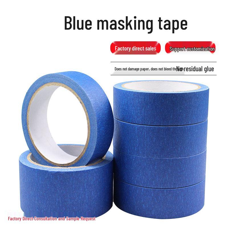 Washi Tape for Art & Decoration - Blue, No Residue, 3D Printing, Student Painting