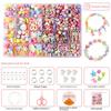 Children's Handmade Beaded Girls Wear Beads Educational Toys Diy Jewelry Bracelet Necklace Jewelry Around Beads Beads Set