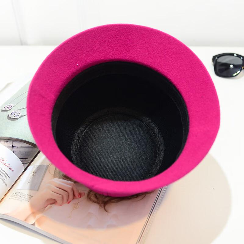 ZHENYUEQI Women's Autumn/Winter Wool Felt Wide Brim Hat