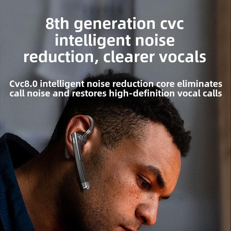 Bluetooth Ohrhörer Einzelohr Kabellos Autoanruf Geräuschunterdrückung Ohrhänger Business Universell Ultralange Lebensdauer