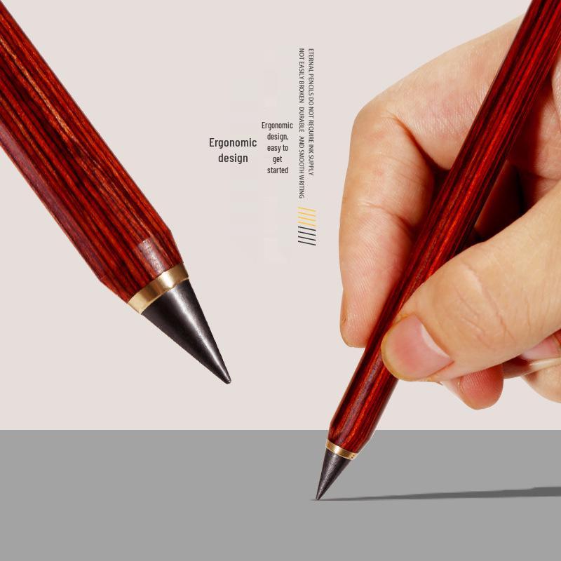 Durable Black Tech Solid Wood Pencil – Everlasting, No Sharpening Needed, Unbreakable Design