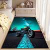 Motorbike Under Starry Sky suitable as a non-slip mat for the living room or bedroom sofa