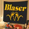 Blaser Logo Tapestry Art Printing Japanese Wall Tapestry Anime Wall Hanging Home Decor
