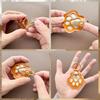1-5PCS Pet Hair Keepsake Keychain PU Pet Keychains Hair Collector Cute Paw-Shaped Charm for Keyrings Bags and Personal Mementos