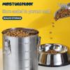 Sealed 304 Stainless Steel Pet Food Storage Container for Dogs & Cats