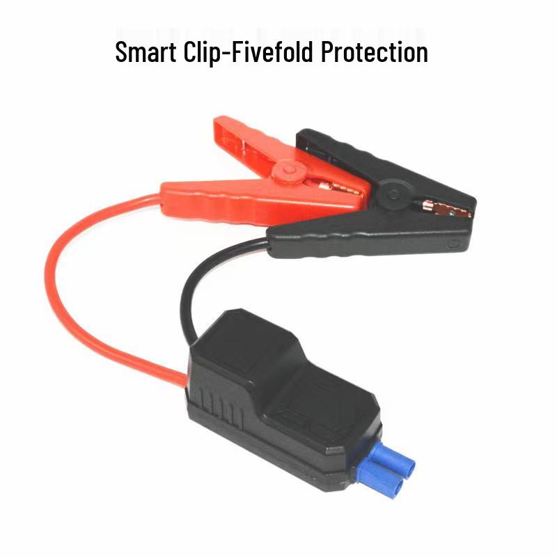 Heavy-Duty Car Jumper Cables with Smart Alligator Clips for Emergency Battery Connection