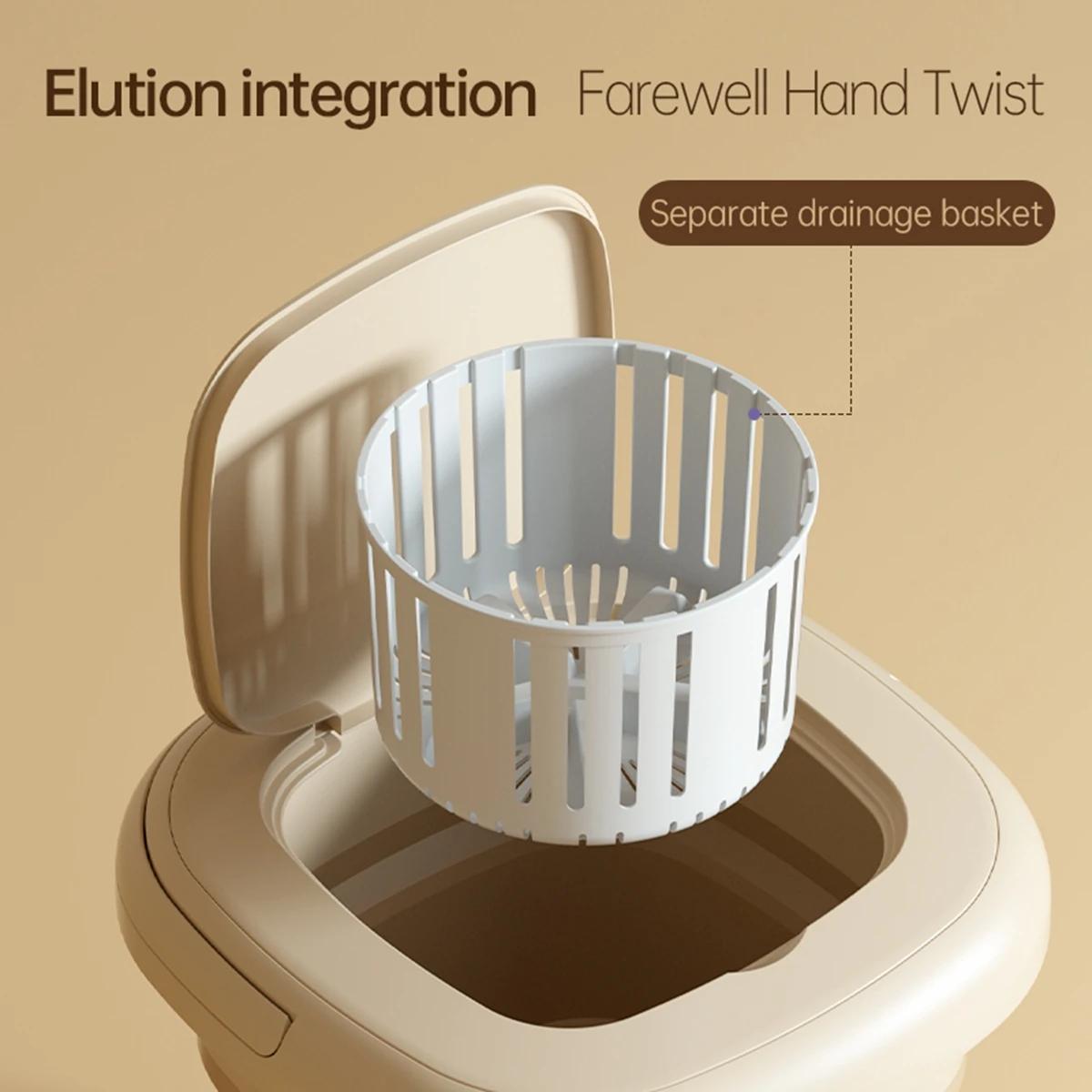 9L складная мини стиральная машина портативная стиральная машина стерилизация и сушка — фото 5