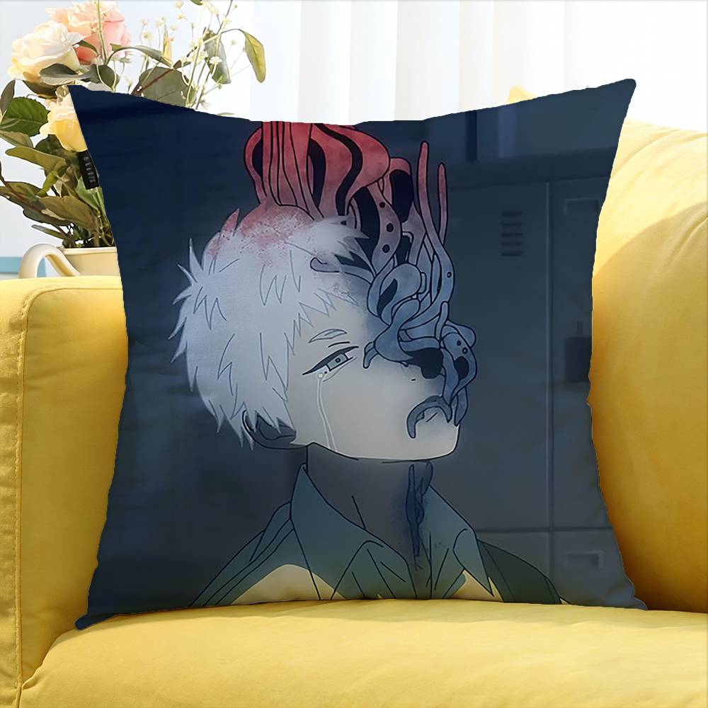 Anime T-The Summer Hikaru Died Various Sizes Square Pillow Case For Car Home Bedchamber Decor