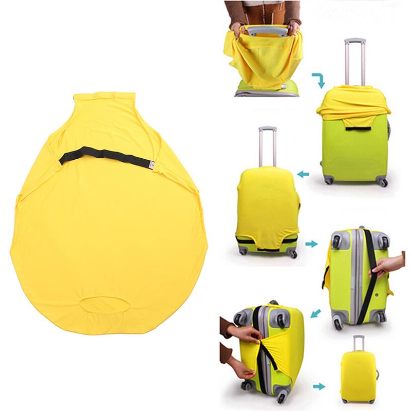 Travel Luggage Suitcase Protective Cover Trolley Case Travel Luggage Dust Cover Travel Accessories Packing Organizer Multi Color