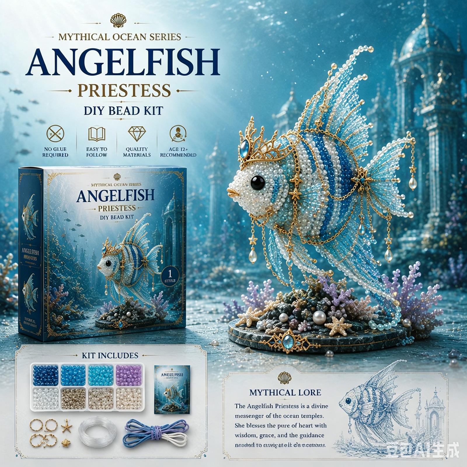 Mythical Ocean 3D DIY Beading Art