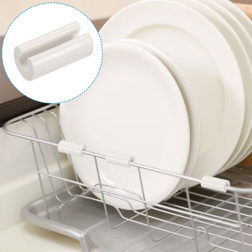 PATIKIL Kitchen Sink Rack Feet, 30 Pieces, 4.8mm Inner Diameter X 9.5mm Outer Diameter, Plastic Sink Protection Replacement Legs for Kitchen Sink Grid