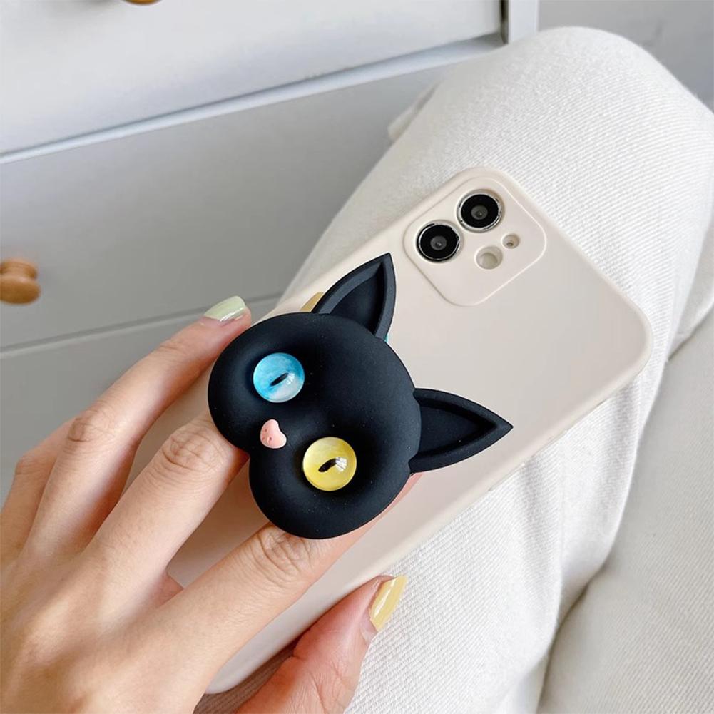 Air Sac Phone Holder Korean INS 3D Cat Cellphone Finger Ring Stand Mobile Phone Accessories for Iphone