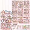 Papper Girls Dress Up Decorative Stickers Multicolor Handbook Stickers  for Kids