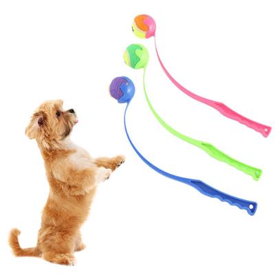 Pet Tennis Ball Launcher Manual Tennis Ball Thrower Outdoor Activities Dog Training Toys Pet Supplies Pet Throwing Stick