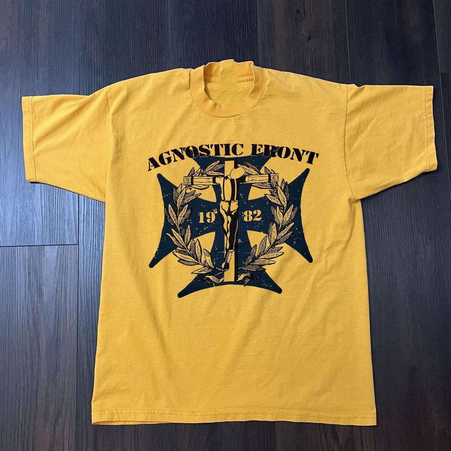 Agnostic Front NOS Tour 1982 T Shirt Full Size L